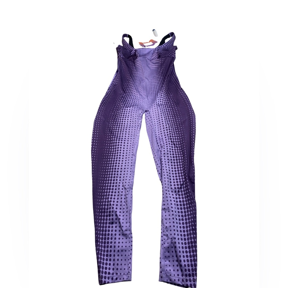 Yitty Headliner Shaping Catsuit Size M Purple Galaxy Dot One-Piece Shapewear NWT - Picture 4 of 7